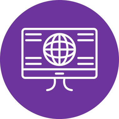 seo modern simgesinin vektör illüstrasyonu