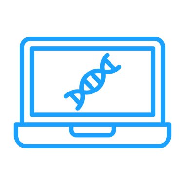DNA sembollü bilgisayar ekranı