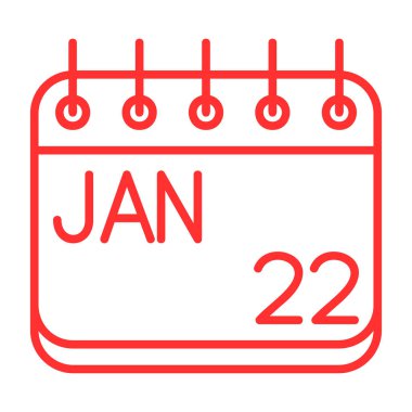 Takvim simge tasarlamak vektör