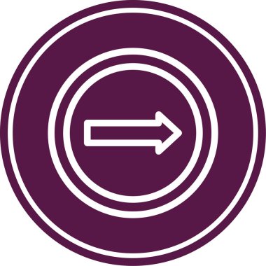 ok simgesi vektör illüstrasyonu