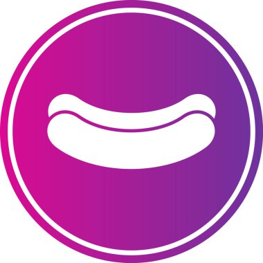 Biftek simgesi, vektör illüstrasyonu