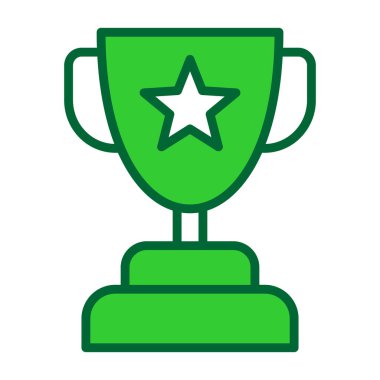 kupa simgesi vektör illüstrasyonu