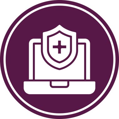 Bilgisayar. Web simgesi basit illüstrasyon