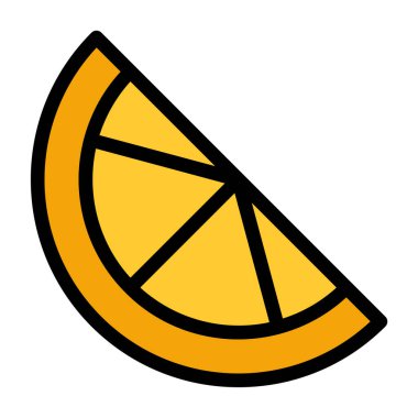 limon vektörü düz renk simgesi