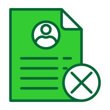 belge simgesi vektör illüstrasyonu