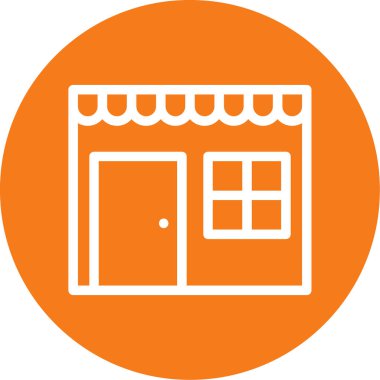 vektör mağaza simgesi çizimi