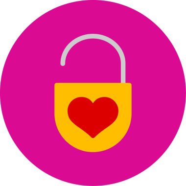 Aşk. Web simgesi basit illüstrasyon