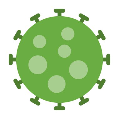 Corona virüs simgesi, corona virüs simgesi, virüs vektörü