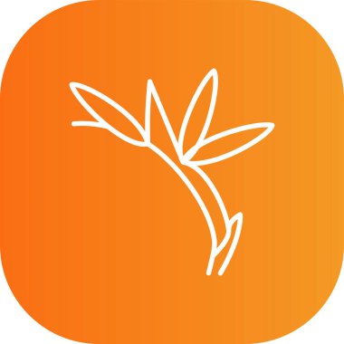 güzel yaprak vektör simgesi