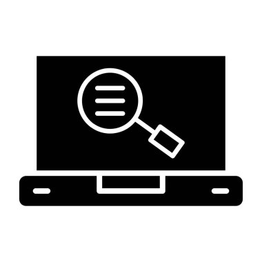 Arama motoru optimizasyon vektörü simgesi