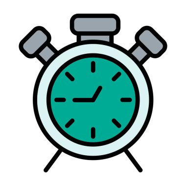 Alarm saat simgesi, özet biçimi