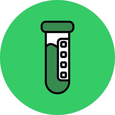 test tübü vektör simgesi modern basit tasarım