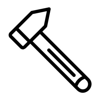 Tornavida simgesi, vektör illüstrasyonu