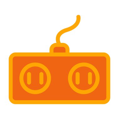 Güç Eklentisi simgesi, vektör illüstrasyonu