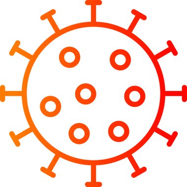 Coronavirus covid - 19 virüs, virüs, covid - 19 virüs. vektör illüstrasyonu.