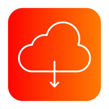 vektör Bulut simgesi illüstrasyonu