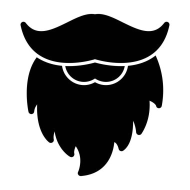 Sakallı bir adamın vektör çizimi