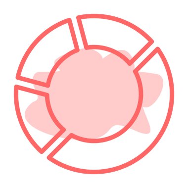 çiçek simgesi vektör illüstrasyonu