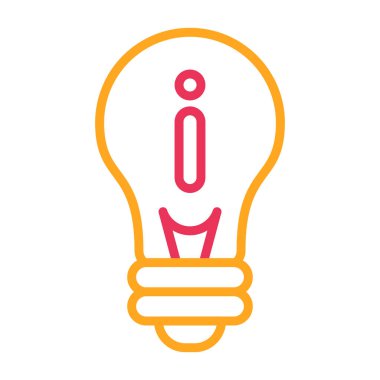 ampul simgesi vektör illüstrasyonu