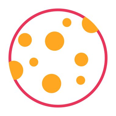 pizza. Web simgesi basit illüstrasyon