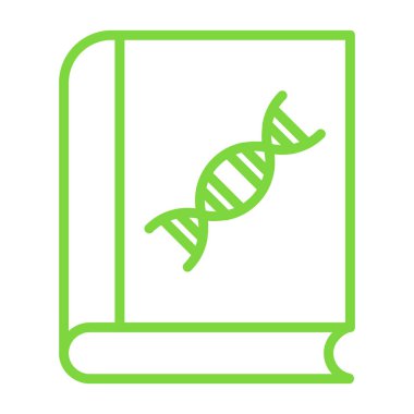 DNA simgesi, vektör illüstrasyonu
