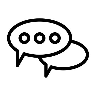 konuşma balonu simgesi, vektör illüstrasyon tasarımı