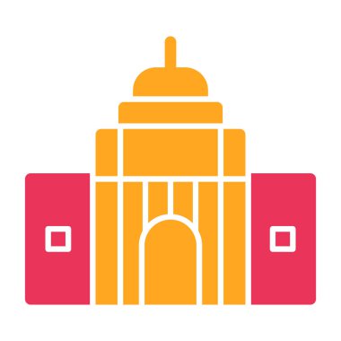 Bina. Web simgesi basit tasarım