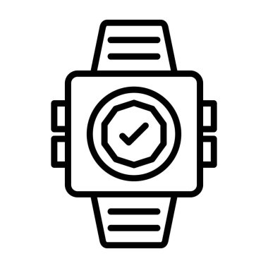 Saat simgesi, basit tarzı