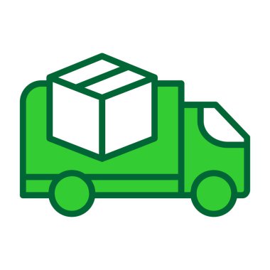 vektör yeşil servis simgesi beyaz arkaplanda izole edildi.