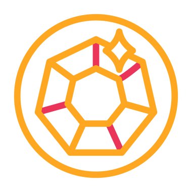 Futbol topu vektör simgesi