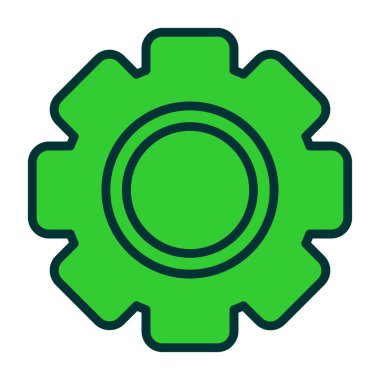 Vites simgesi. düz dizayn biçimi 10