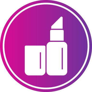 Ruj izi. Web simgesi basit illüstrasyon