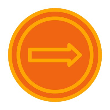 ok simgesi vektör illüstrasyonu