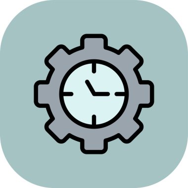 Teçhizat Web simgesi basit illüstrasyon