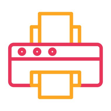 Modern yazıcı. Basit tasarım