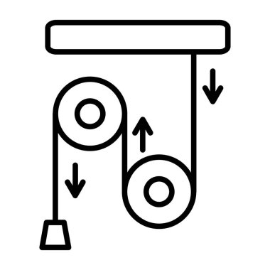 İnşaat ikonu. Web için vektör simgesi oluşturma taslağı