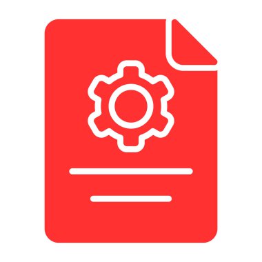 belge simgesi, vektör çizimi