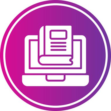 Modern bilgisayar simgesinin vektör illüstrasyonu