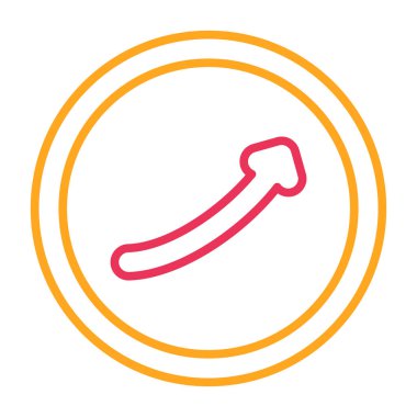 sosis vektör simgesi modern basit vektör illüstrasyonu