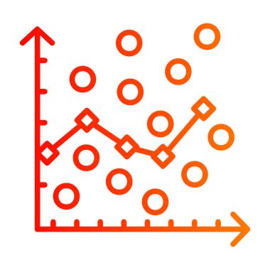 grafik ikonu vektör illüstrasyonu