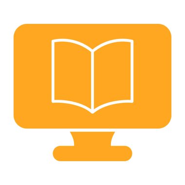 kitap simgesi vektör illüstrasyonu