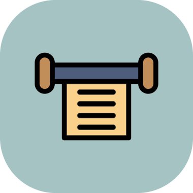 Kitap. Web simgesi basit illüstrasyon