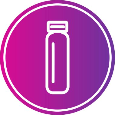 Şişe simgesinin vektör illüstrasyonu