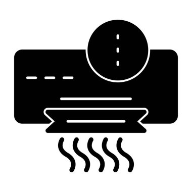 sıcak klima simgesi, basit biçim