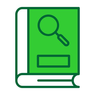 Kitap. Web simgesi basit illüstrasyon