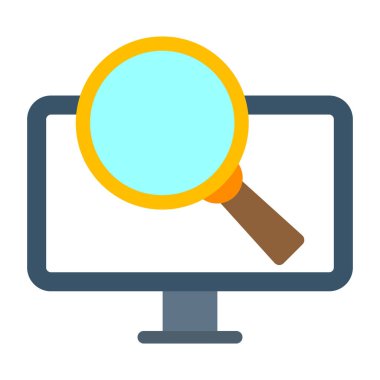 Bilgisayar. Web tasarım vektörü basit illüstrasyon