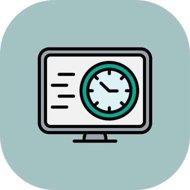 Web tasarımı ve geliştirme renkli simgesi.