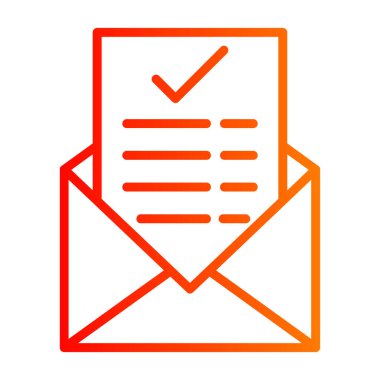 posta simgesi, vektör illüstrasyonu