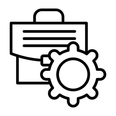 dişli satır simgesi, konsept illüstrasyon, dış hat sembolü, vektör işareti, doğrusal sembol.