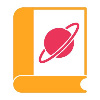 Gezegen. Web simgesi basit illüstrasyon